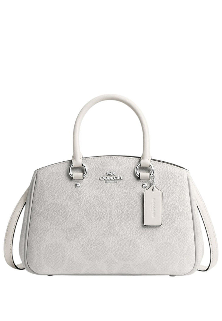 Coach Savannah Small Carryall Bag In Signature Canvas - White