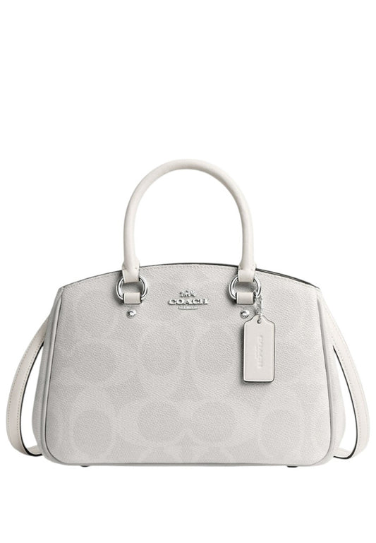 Coach Savannah Small Carryall Bag In Signature Canvas - White