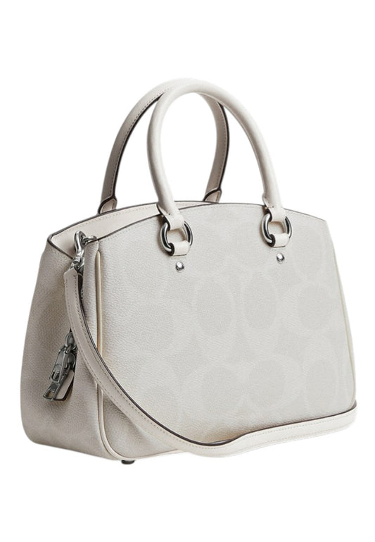 Coach Savannah Small Carryall Bag In Signature Canvas - White