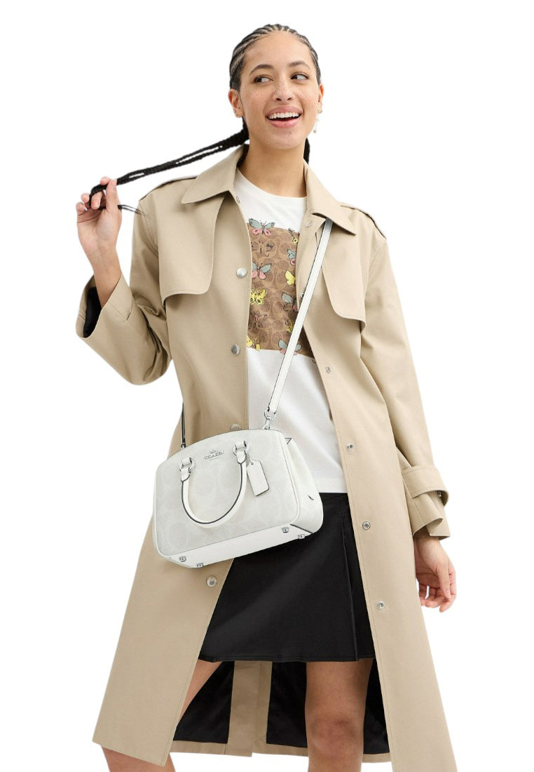 Coach Savannah Small Carryall Bag In Signature Canvas - White