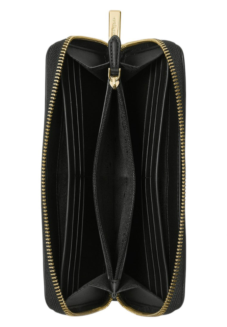 Kate Spade Bridget Crinkle Patent Large Continental Wallet - Black