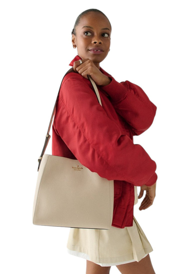 Kate Spade Juliette Medium Bucket Bag - Light Sand