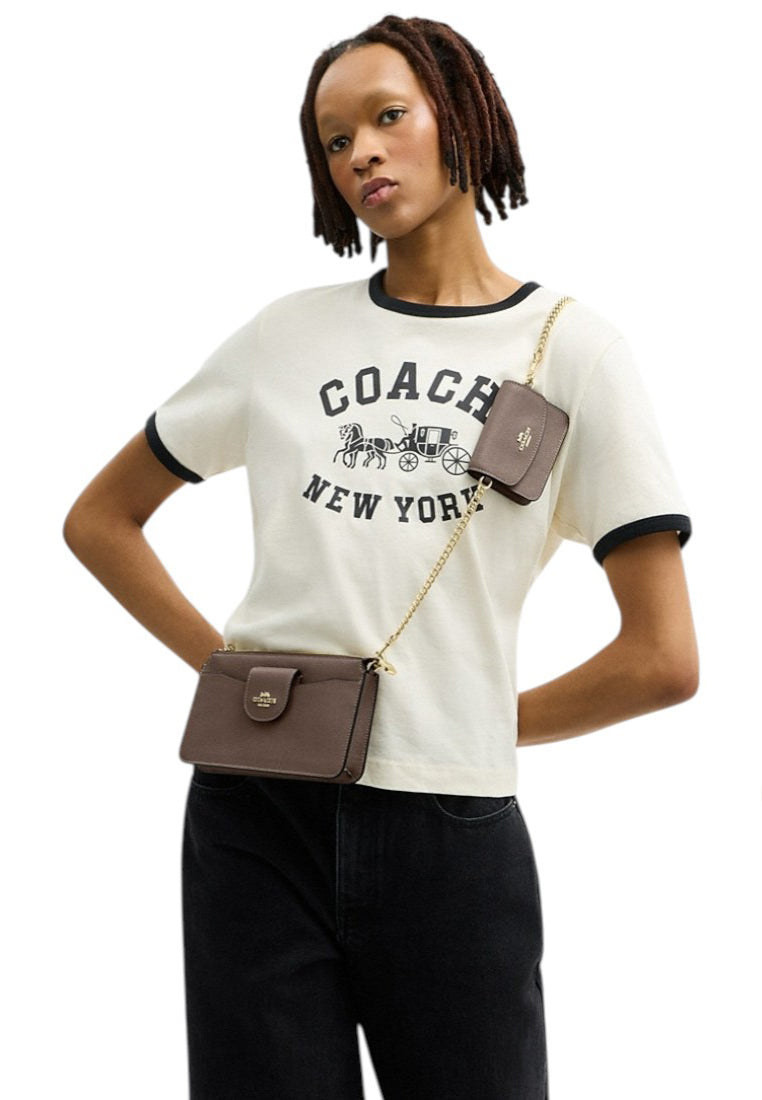 Coach Poppy Crossbody Bag - Dark Stone