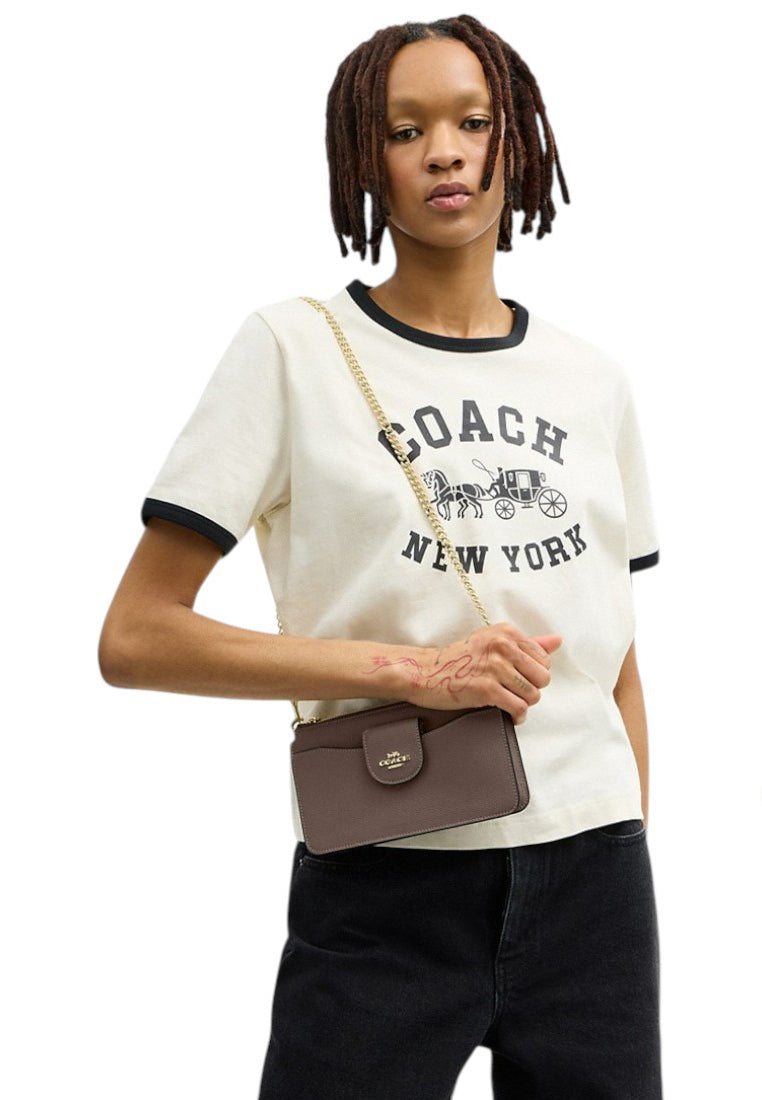 Coach Poppy Crossbody Bag - Dark Stone