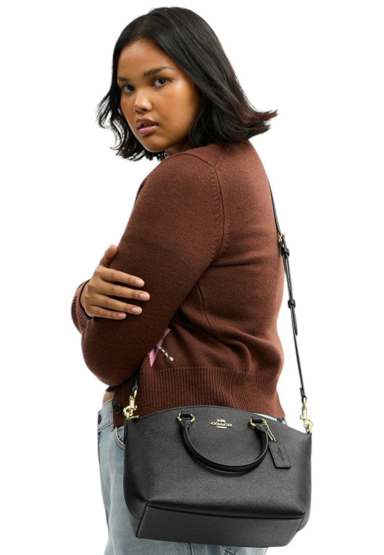Coach Sadie Satchel Bag - Black