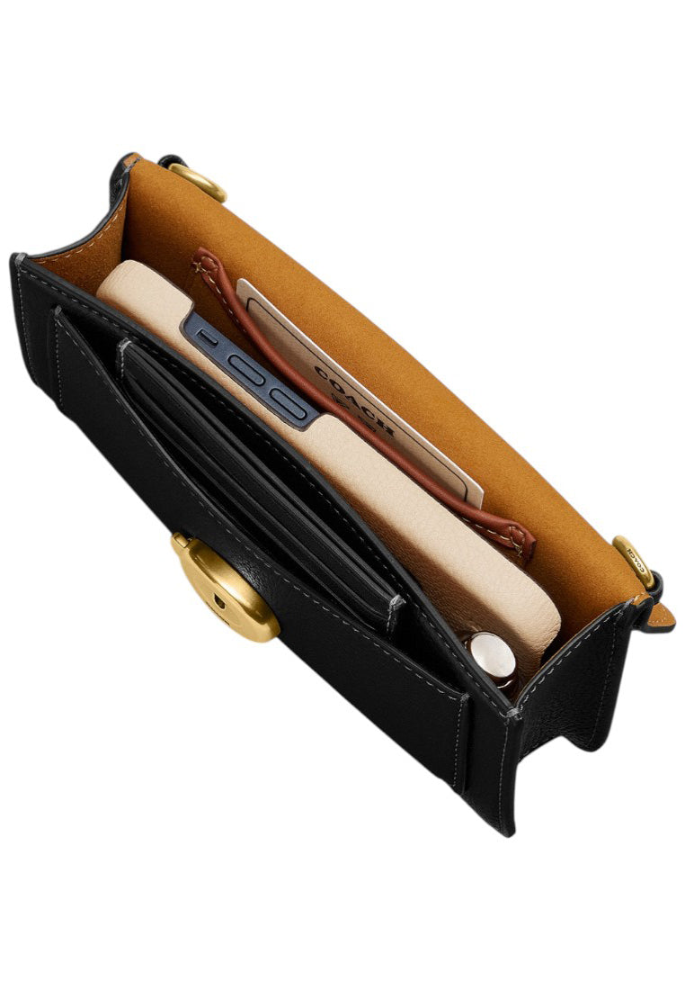 Coach Tabby Crossbody Wristlet - Brass/Black