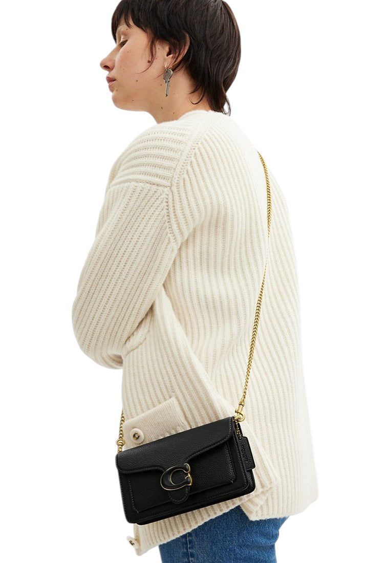 Coach Tabby Crossbody Wristlet - Brass/Black