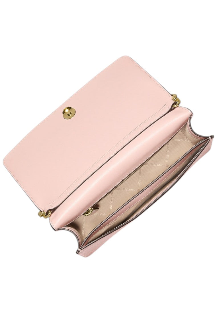 Michael Kors Jet Set Medium Signature Logo Crossbody Bag - Powder Blush