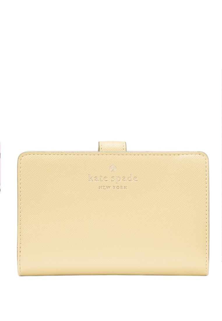 Kate Spade Schuyler Medium Bifold Wallet - Butter Yellow