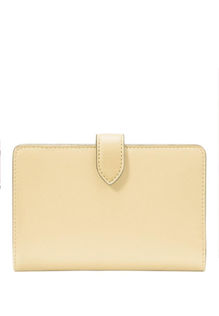 Kate Spade Schuyler Medium Bifold Wallet - Butter Yellow