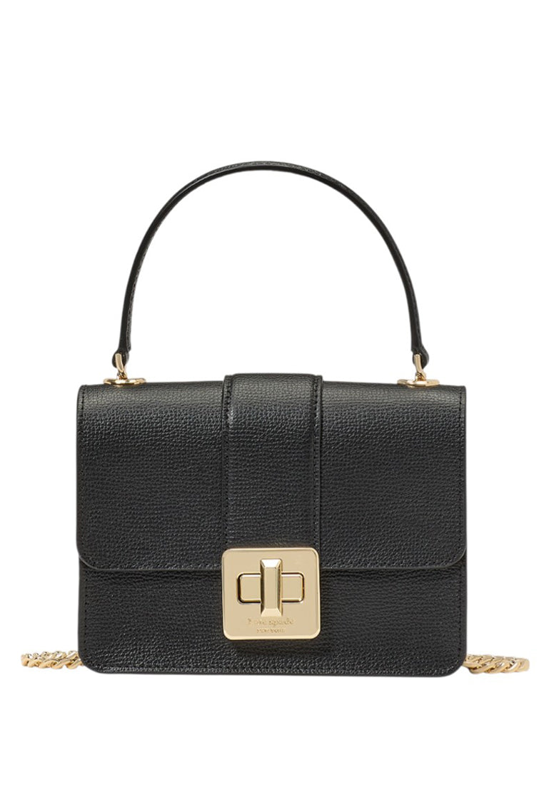 Kate Spade Phoebe Turnlock Mini Flap Crossbody - Black