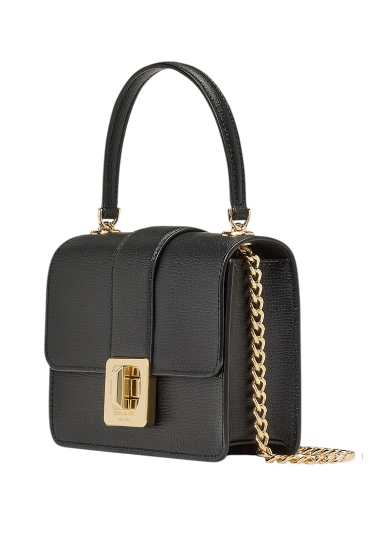 Kate Spade Phoebe Turnlock Mini Flap Crossbody - Black