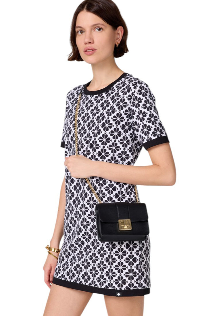 Kate Spade Phoebe Turnlock Mini Flap Crossbody - Black