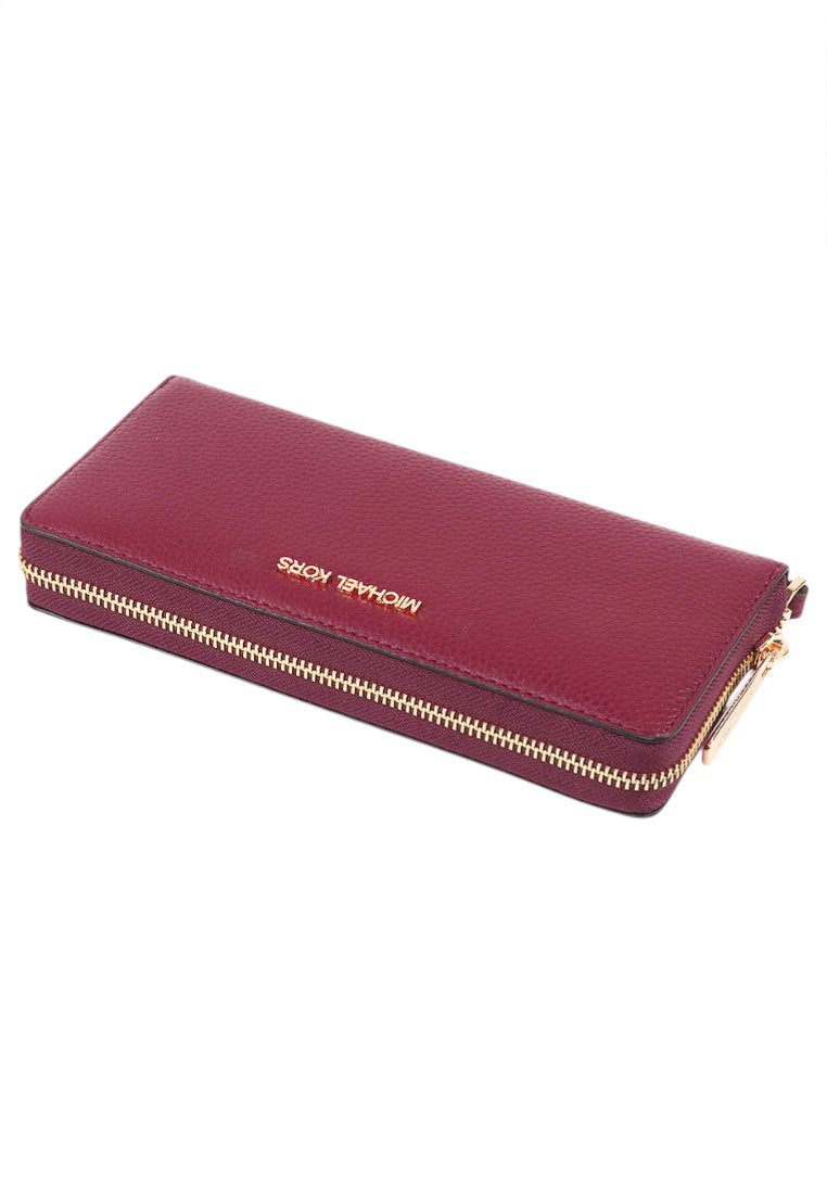 Michael Kors Jet Set Travel Large Continental Wallet - Cherry