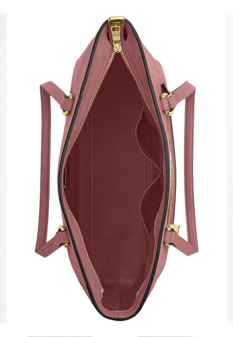 Coach Station Tote Bag In Signature Leather - Peony