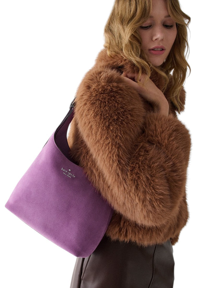 Kate Spade 454 Suede Small Shoulder Bag - Wisteria