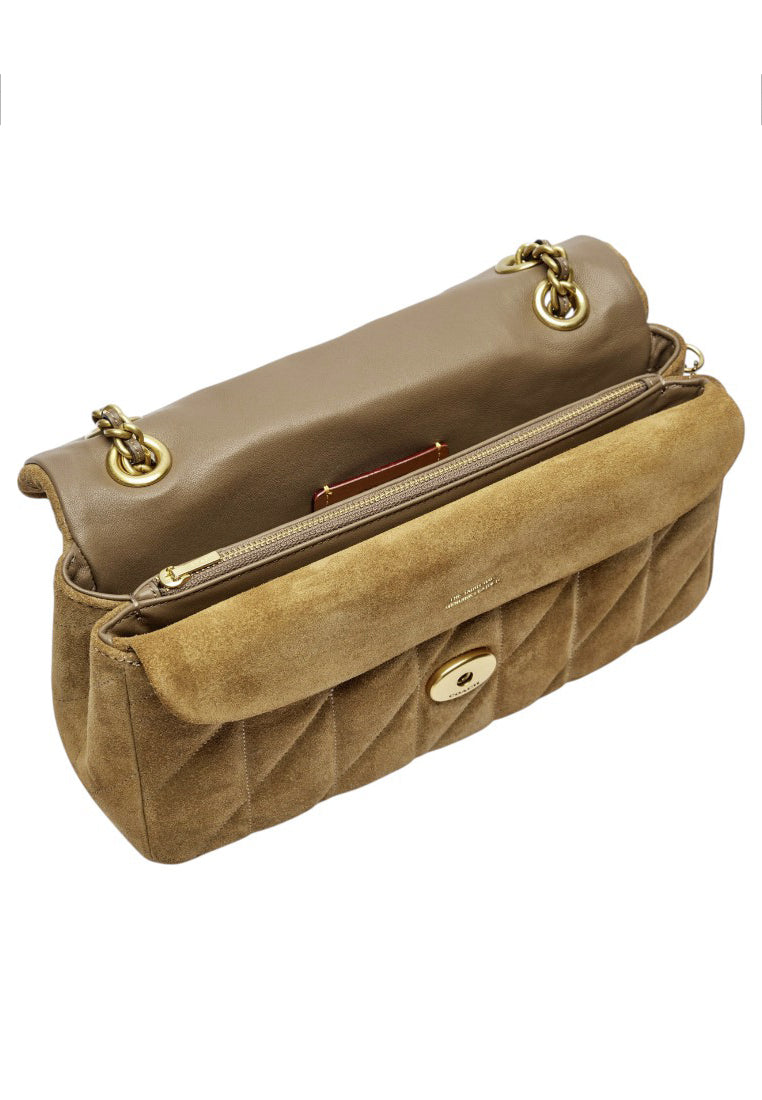 Coach Tabby Shoulder Bag 26 With Quilting - Brass/Cedar