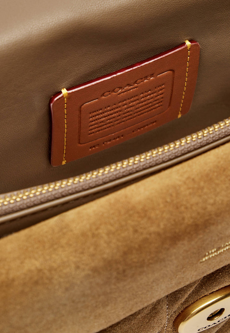 Coach Tabby Shoulder Bag 26 With Quilting - Brass/Cedar