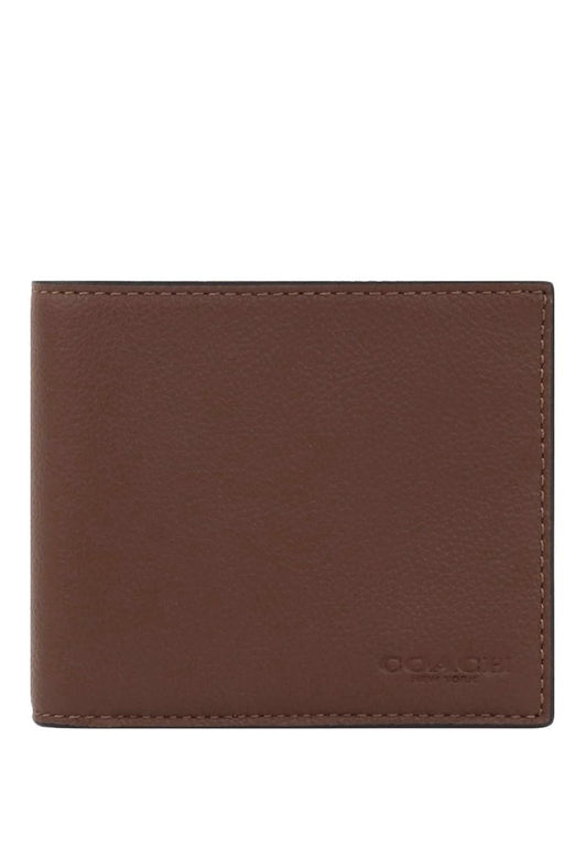 Coach Mens Boxed 3-In-1 Wallet Gift Set - Brown