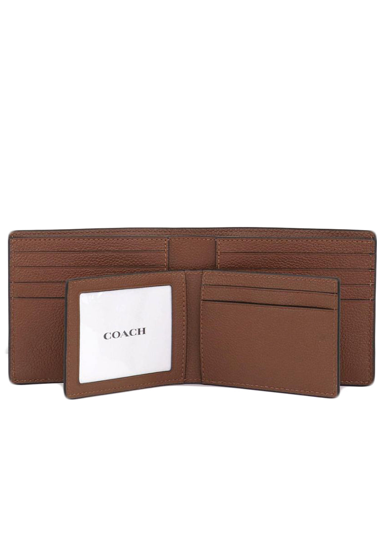 Coach Mens Boxed 3-In-1 Wallet Gift Set - Brown