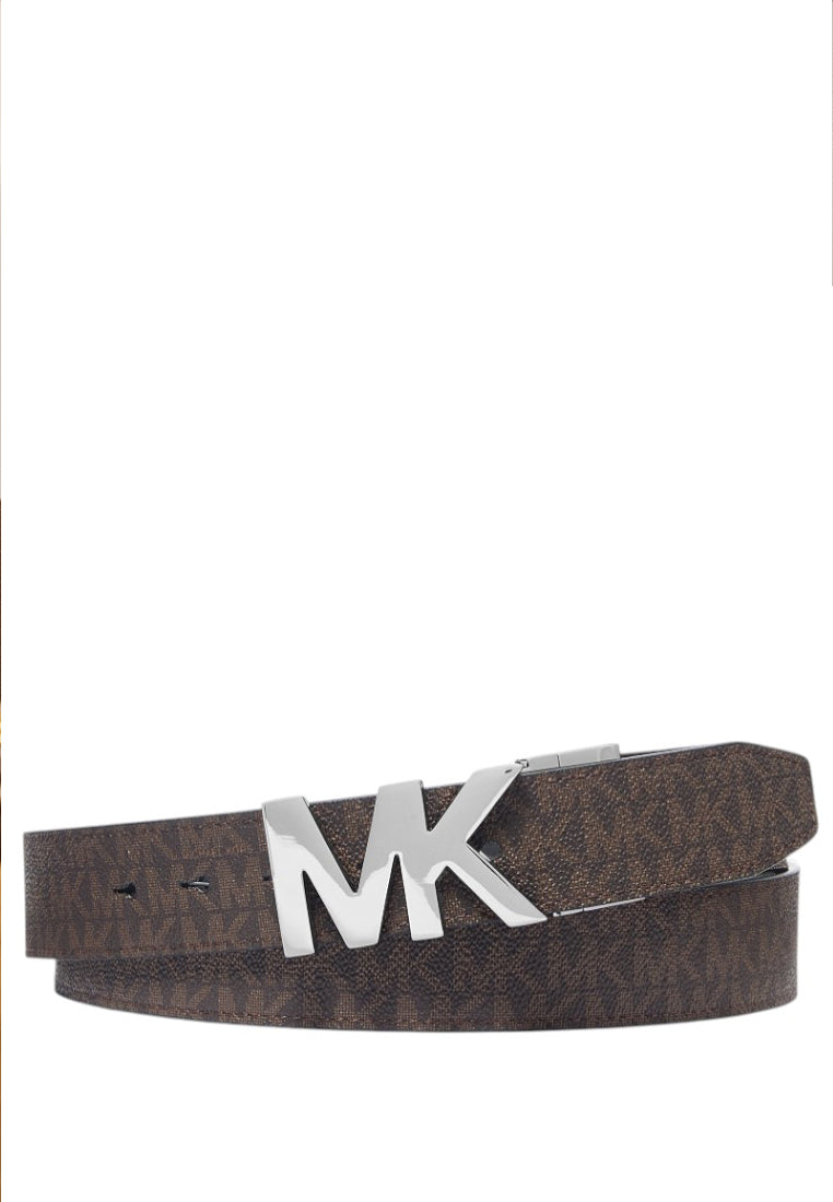 Michael Kors Mens 4-In-1 Logo Belt Box Set - Brown/Black