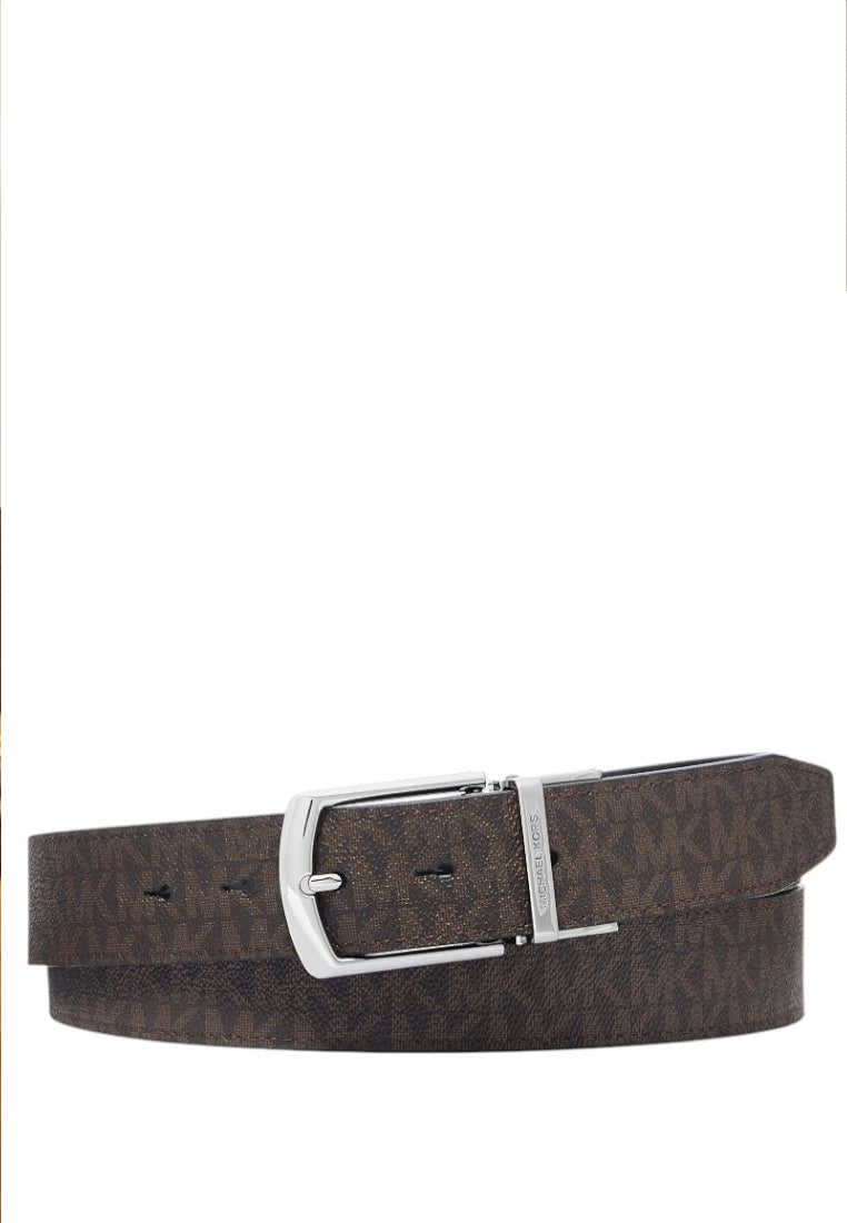 Michael Kors Mens 4-In-1 Logo Belt Box Set - Brown/Black