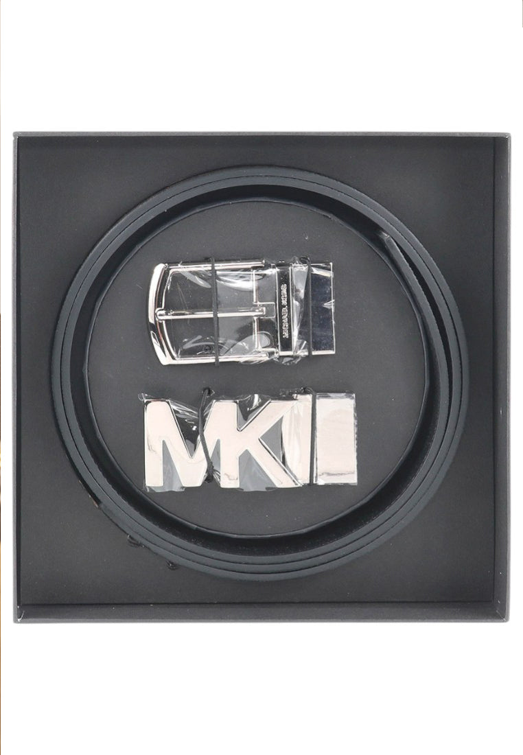 Michael Kors Mens 4-In-1 Logo Belt Box Set - Brown/Black