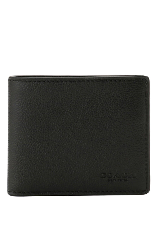 Coach Mens Boxed 3-In-1 Wallet Gift Set - Black