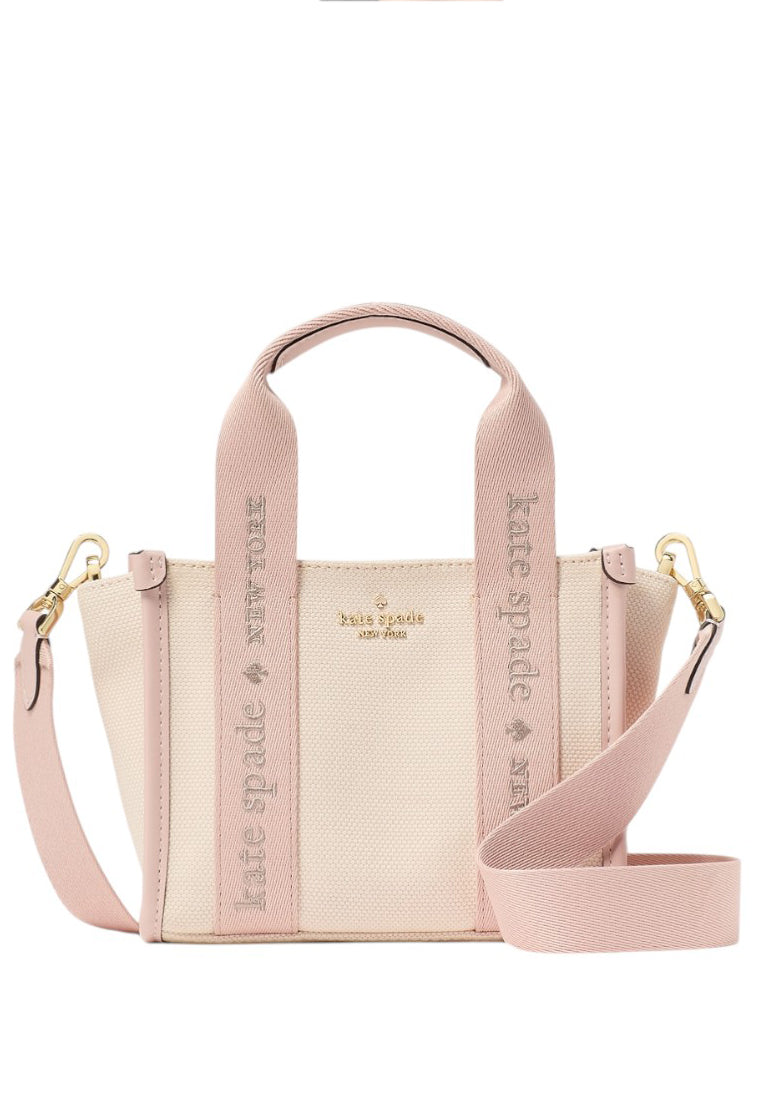 Kate Spade Kip Canvas Mini Tote - Rose Smoke