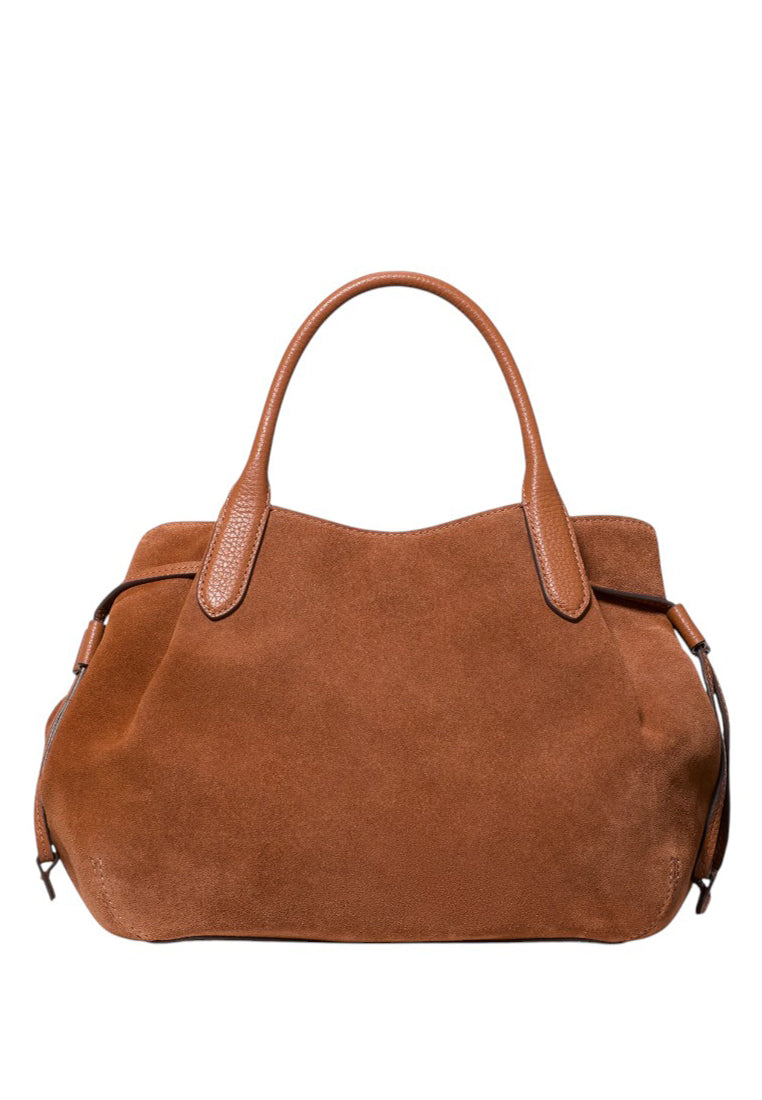 Kate Spade Dumpling Suede Small Satchel - Warm Ginger