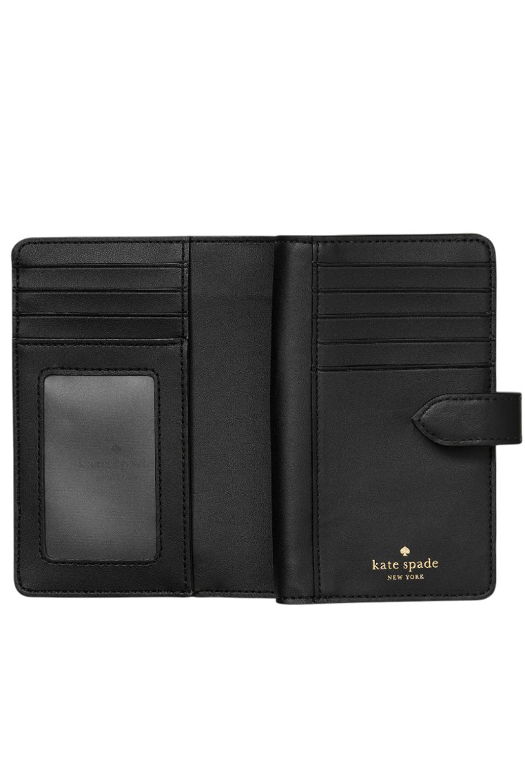 Kate Spade Carey Quilted Medium Bifold Wallet - Black