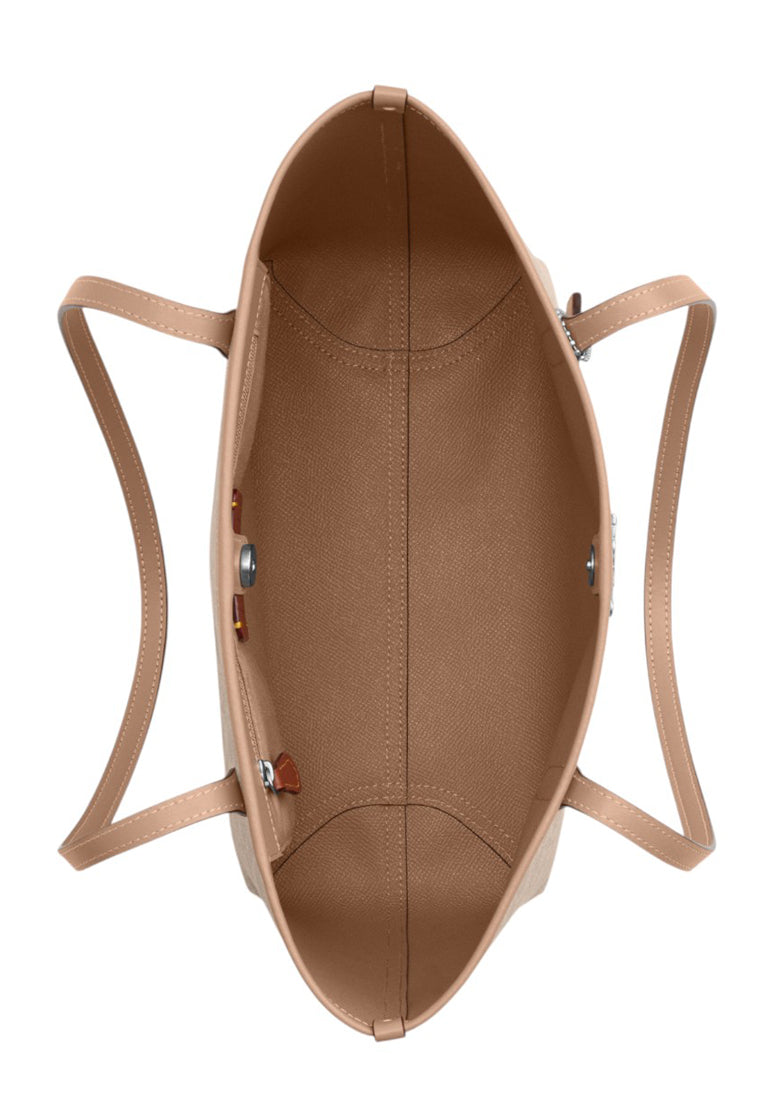 Coach Medium City Tote Bag In Signature Canvas - Sand/Taupe