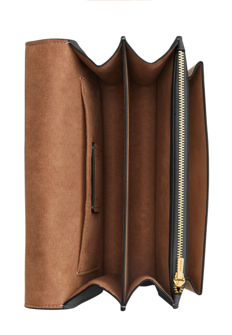Coach Klare Crossbody Bag In Signature Canvas - Tan/Black Multi