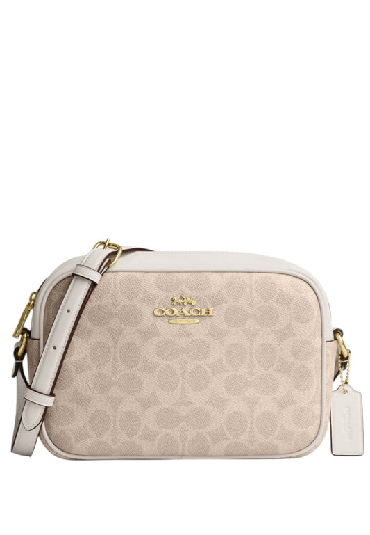 Coach Jamie Camera Bag In Signature Canvas - Sand/Chalk