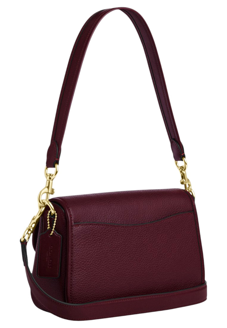 Coach Hadley Shoulder Bag - Dark Wine