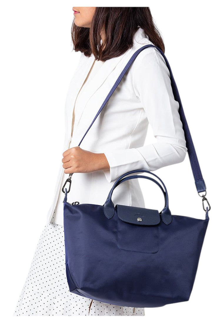 LONGCHAMP Le Pliage Neo Medium Top Handle Handbag - Navy