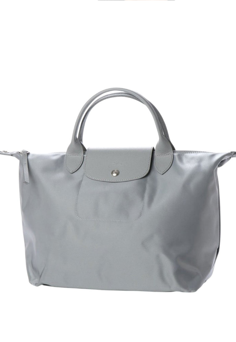 LONGCHAMP Le Pliage Neo Medium Top Handle Handbag - Cement Grey