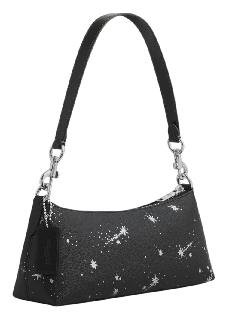 Coach Charlotte Shoulder Bag With Star Print - Black/Multi