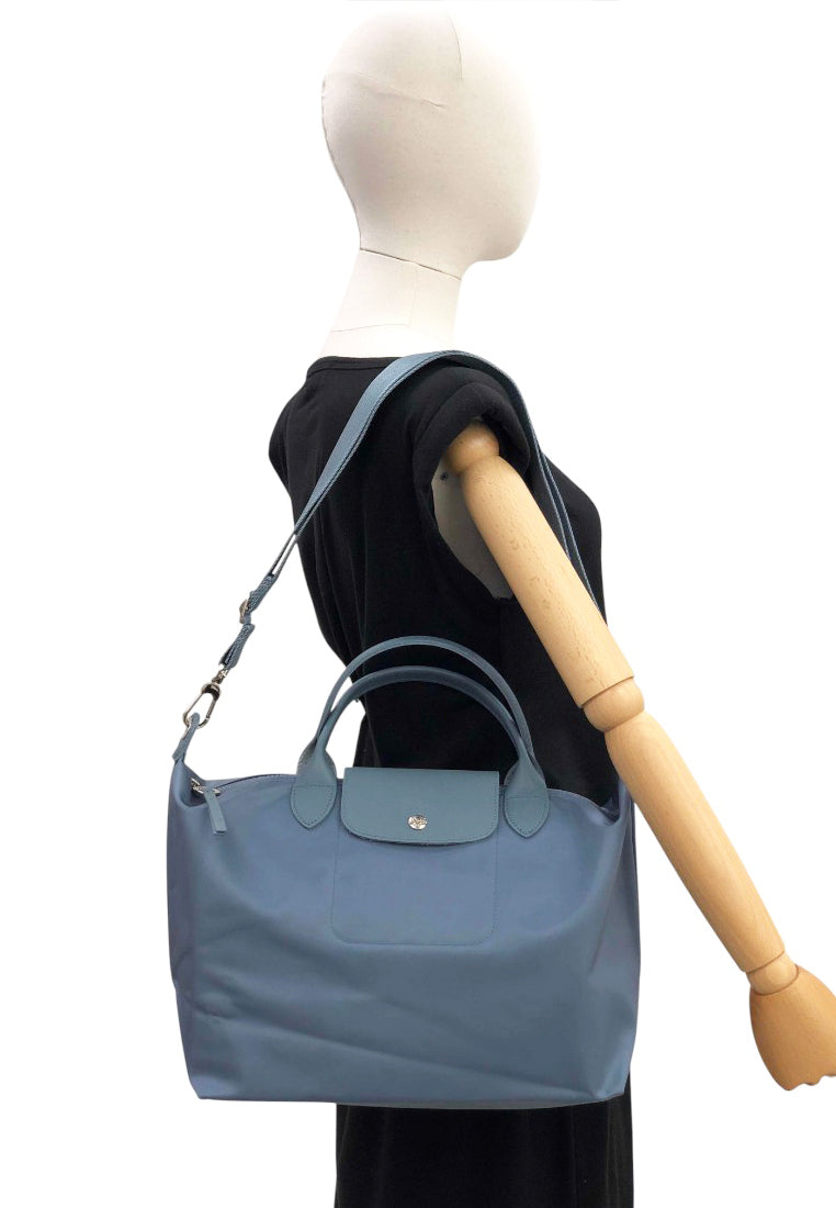 LONGCHAMP Le Pliage Neo Medium Top Handle Handbag - Nordic Blue