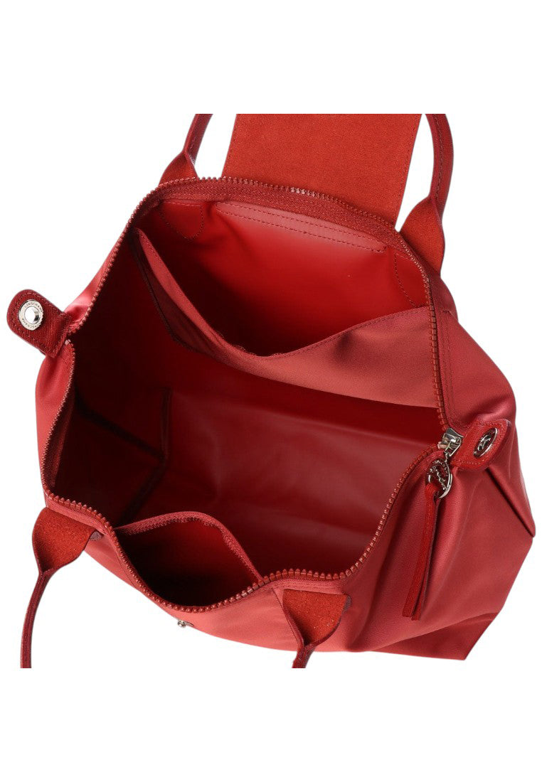 LONGCHAMP Le Pliage Neo Medium Top Handle Handbag - Red/Red