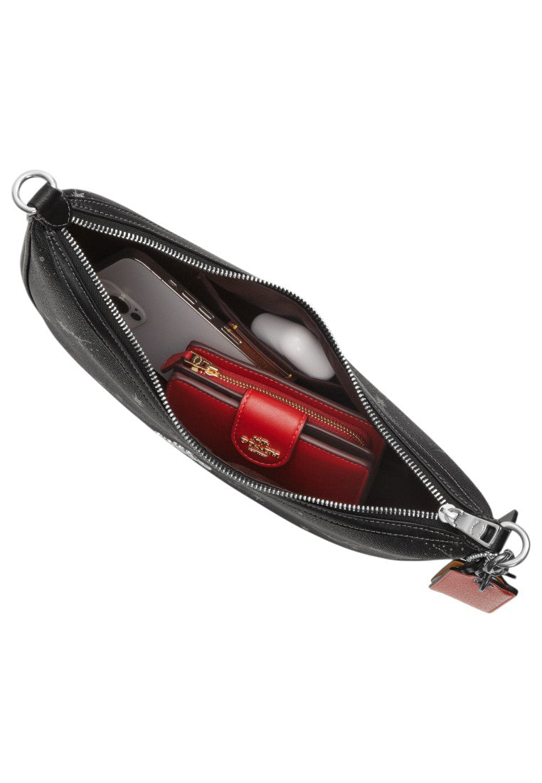 Coach Aria Shoulder Bag With Star Print - Black/Multi