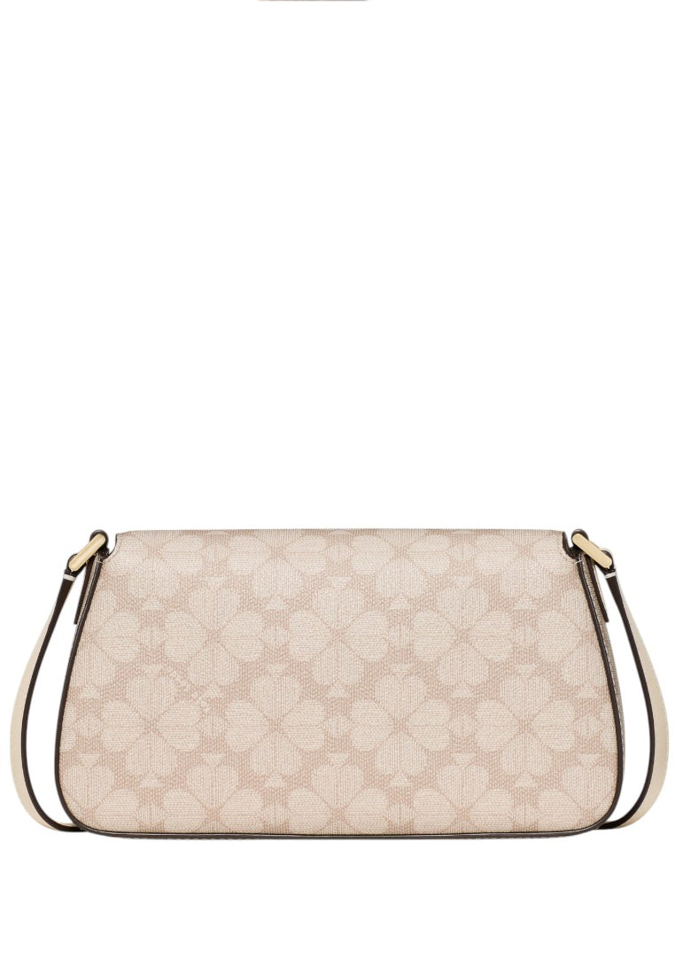 Kate Spade Sutton Spade Flower Mini Crossbody Bag - Dark Beige