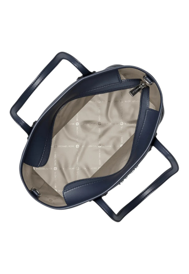 Michael Kors Eva Extra-Small Saffiano Leather Convertible Tote Bag - Navy