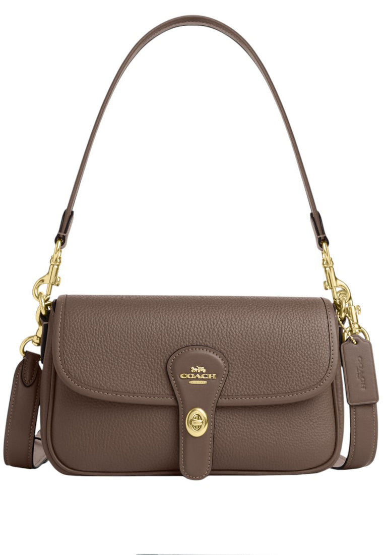 Coach Hadley Shoulder Bag - Dark Stone