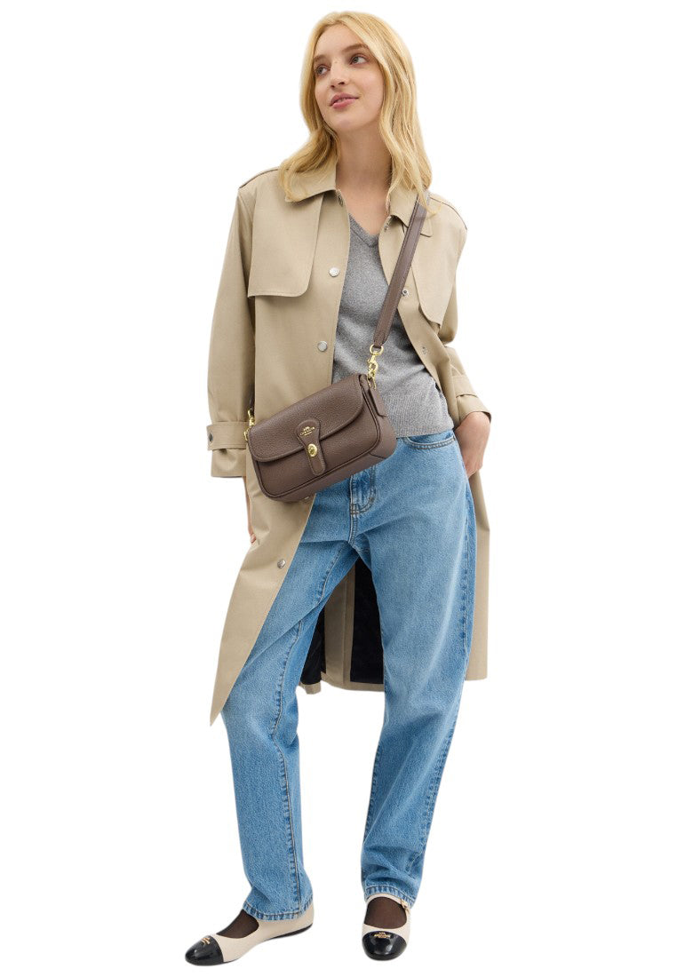 Coach Hadley Shoulder Bag - Dark Stone