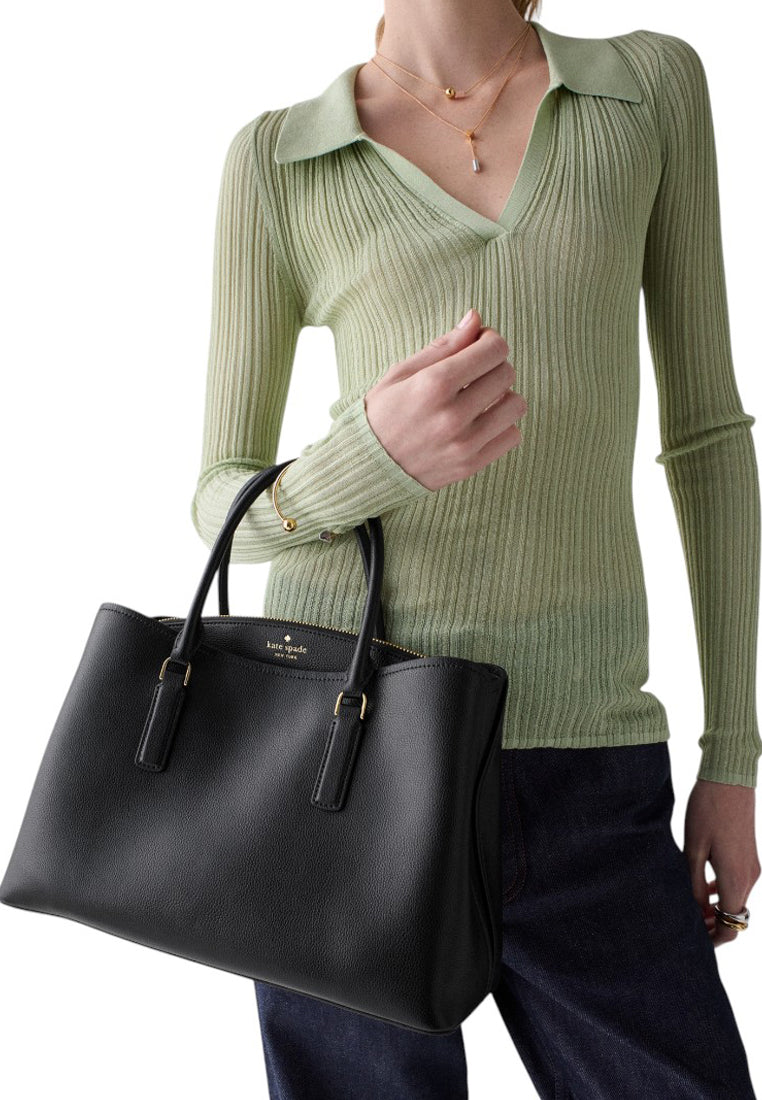 Kate Spade Thompson Street Satchel Bag - Black