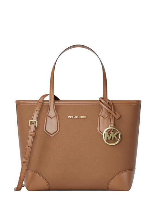 Michael Kors Eva Extra-Small Leather Convertible Tote Bag - Luggage