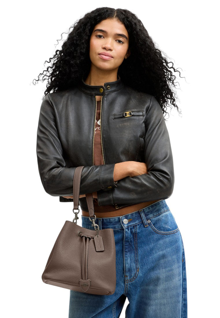 Coach Rowan Bucket Bag - Dark Stone