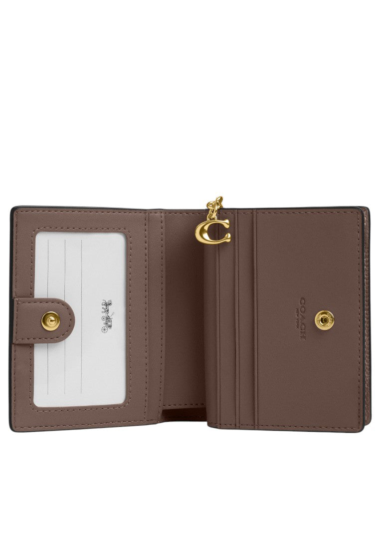 Coach Snap Wallet - Dark Stone
