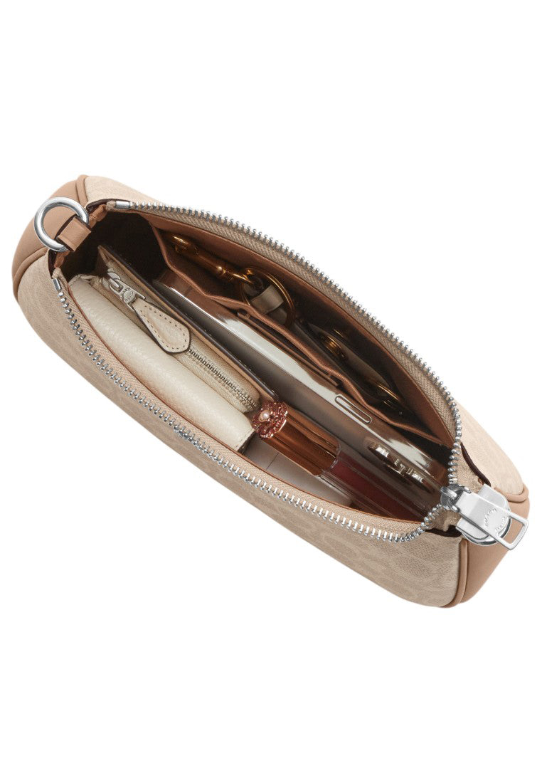 Coach Teri Shoulder Bag In Signature Canvas - Sand/Taupe